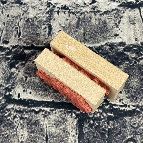 PSX Rubber Stamp Just A Note F-2105 E-510 Phrase Wood Mounted - Picture 3 of 9